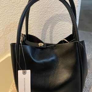 The Mini Hollace Tote Black Anthropologie